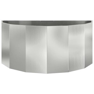 Donica Srebrny 120 x 60 x 50 cm Stal Galwanizowana