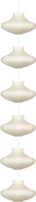 Lampa sufitowa Candellux 3494061-00 Griff 6 PAPIEROWY BIAŁY E-14 40W