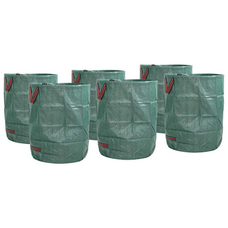 Torby na odpady do ogrodu 12 pcs Zielony 66 x 66 x 83,5 cm