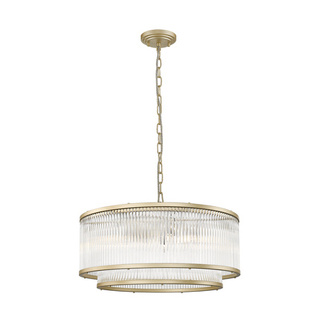 P0528-06H-V6AC SERGIO LAMPA WISZĄCA ZŁOTA/GOLD