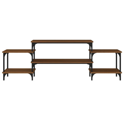 vidaXL Szafka pod TV, brązowy dąb, 157x35x52 cm