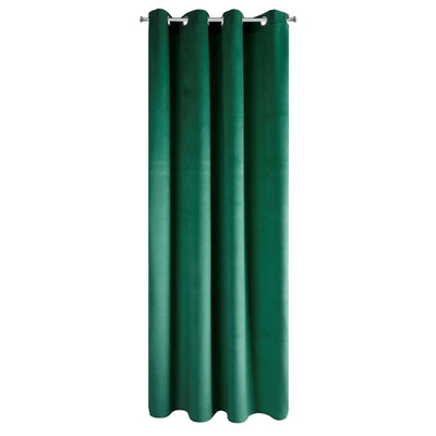 Zasłona Pierre ciemnozielona 140x250