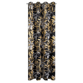 Zasłona Pier czarna 140x250