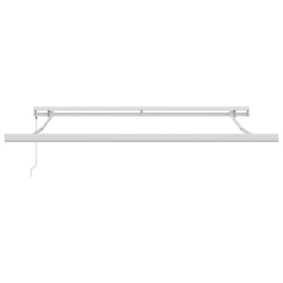 Zwijana markiza, antracytowo-biała, 3x2,5m, tkanina i aluminium