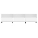 vidaXL Szafka pod TV, biała, 150x30x44,5 cm, materiał drewnopochodny wariant 6