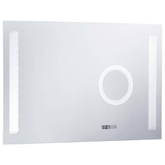 vidaXL Lustro łazienkowe z LED i czujnikiem dotykowym, 100x60 cm model standard