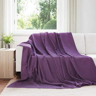 Koce narzutowe 6 pcs Fioletowy 270 x 240 cm Polar