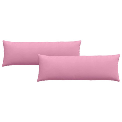 Poduszki na sofę 2 pcs Różowy 120 x 40 cm tkanina