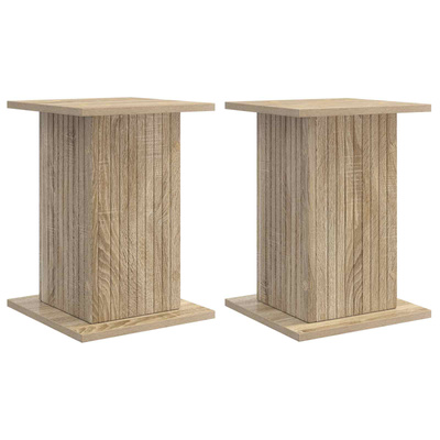 Stojak na rośliny 2 pcs dąb Sonoma 30,5 x 30 x 43 cm