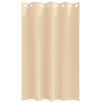 Firany blackout z kółkami 2 pcs Kremowy 175 x 140 cm Poliester