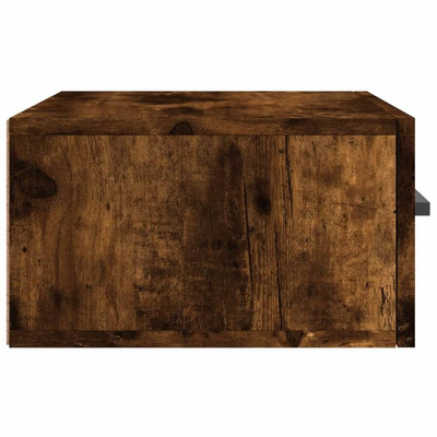 vidaXL Wiszące szafki nocne, 2 szt., przydymiony dąb, 35x35x20 cm model standard