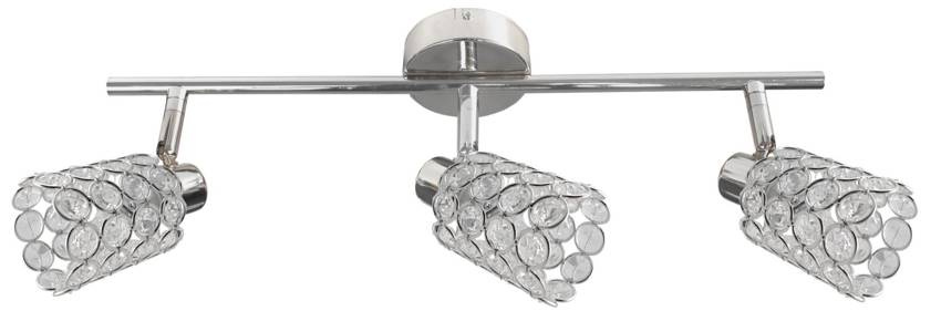 Lampa sufitowa York listwa regulowana 3-punktowa do korytarza metalowa
