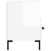 vidaXL Szafka pod TV, biała, wysoki połysk, 80x36x50 cm model standard