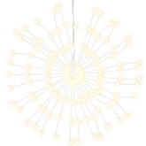 Ozdoby świąteczne, 140 lampek LED, 8 szt., ciepła biel, 17 cm