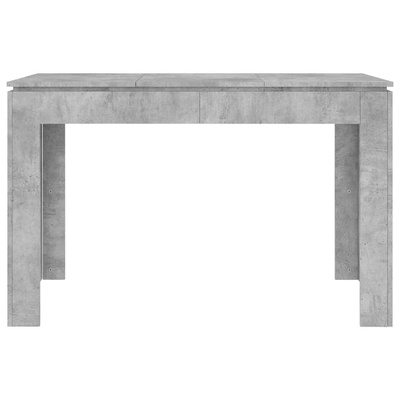 Stół jadalniany, betonowy szary, 120x60x76 cm