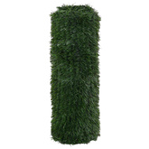 Sztuczne Ogrodzenie Ciemnozielony 1 x 4 m PVC i stal