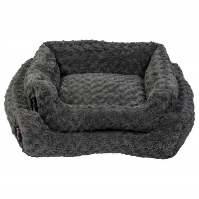 Jack and Vanilla Legowisko sofa Softy XS, 50x43x17 cm, szare rozety