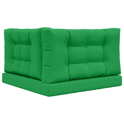 Poduszka do sofy na zewnątrz 3 pcs Zielony Poliester