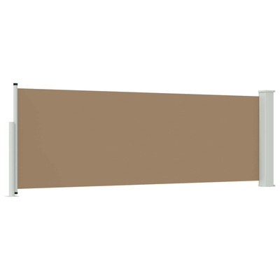 Rozkładany boczny markiz 500 x 100 cm Poliester Prostokątny