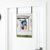 vidaXL Lustro na drzwi, złote, 40x60 cm, szkło i aluminium