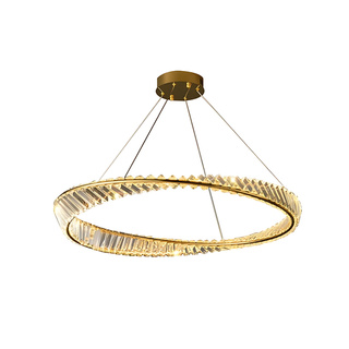 Lampa wisząca LED Abigali Cristal 36W 3000K, złoty