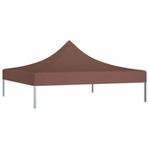Dach do namiotu imprezowego, 2 x 2 m, brązowy, 270 g/m?