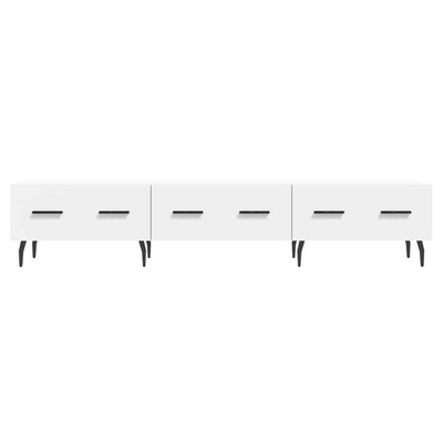 vidaXL Szafka pod TV, biała, 150x36x30 cm, materiał drewnopochodny model standard