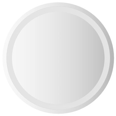Lustro łazienkowe LED przezroczysty Ø 50 cm szkło hartowane