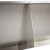 Mur oporowy 4 szt. 100 x 12 x 50 cm Stal nierdzewna srebrny