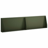 Mur oporowy 2 szt. 80 x 12 x 30 cm Stal Oliwkowy zielony
