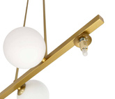 Lampa wisząca sufitowa mosiądz 4xG9 Kama 34-73426