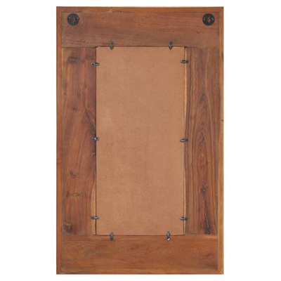 vidaXL Lustro z wizerunkiem Buddy, 50x80 cm, lite drewno z odzysku