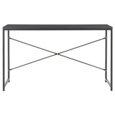 vidaXL Biurko komputerowe, czarne, 120 x 60 x 70 cm