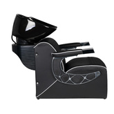 Gabbiano myjnia barberska Simone czarna 132168