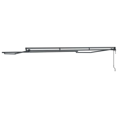 Rama markizy Z regulacją Antracyt 4 × 3 m Stal