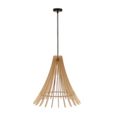 Eco 1 lampa wisząca 1x40 e27 Abażur drewniany
