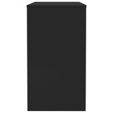 Biurko, czarne, 90x40x72 cm, materiał drewnopochodny