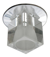 Oprawa stropowa candellux sk-06 ch g4 chrom opr. strop. stała kryształ 20w g4