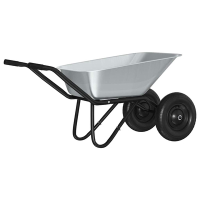 Wózek Srebrny i czarny 137 x 60 x 65,5 cm Stal