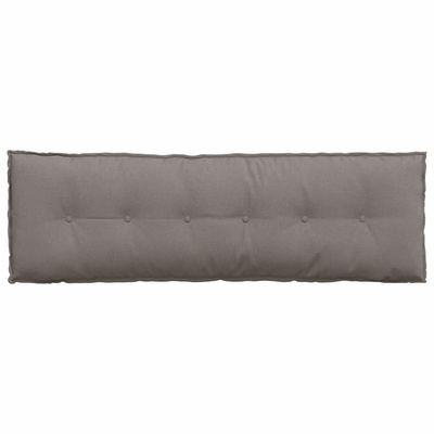 Poduszka na plecy Ciemnoszary 160 x 19 x 50 cm tkanina