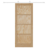 Drzwi przesuwne Naturalne i białe 86 x 211 cm