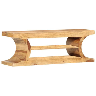 vidaXL Szafka pod TV, 118x30x40 cm, lite drewno sheesham model standard