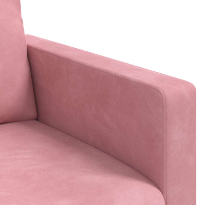 Sofa Różowy 78 x 78 x 80 cm Aksamit