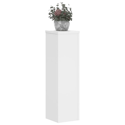 Podstawki pod doniczki, 2 szt., białe, 17x17x60 cm
