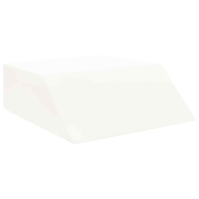Poduszka na nogi Gładki Biały 63 x 52 x 19,5 cm Pianka PU