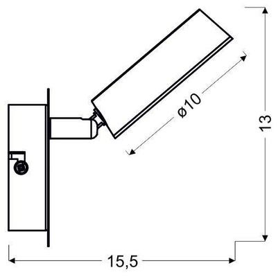 Lampa ścienna Candellux Isla 91-61706  led 3000K