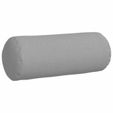 Poduszki Wałkowe 2 pcs Szary chmur ? 15 x 40 cm tkanina