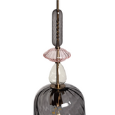 Lampa wisząca szklana E27 Abruzzo Riflesso Koloreno