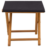 Fotel ogrodowy 2 pcs Lite Drewno Eukaliptusowe Czarny