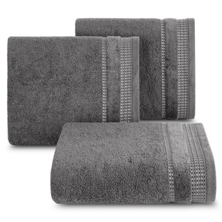 Ręcznik Amanda stalowy 70x140